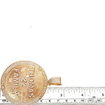 Custom Made Round Diamond Pendant 67197 - Image 6