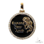 Custom Made Round Diamond Pendant 67626 - Image 1