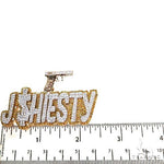 Custom Made Diamond Name Pendant 67674 - Image 5