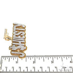 Custom Made Diamond Name Pendant 67674 - Image 6