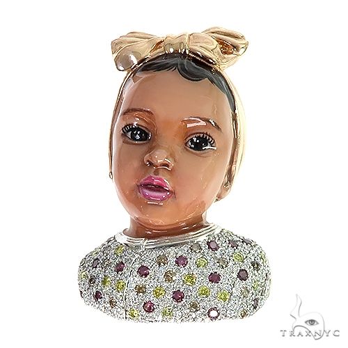 Custom Made Safire Baby Pendant 66846 - Image 1