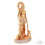 Medium St. Lazarus Diamond Pendant 67556 - Image 2