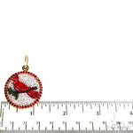 Custom Made Sapphire Diamond Photo Pendant 67770 - Image 6