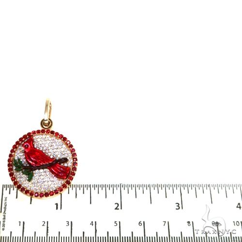 Custom Made Sapphire Diamond Photo Pendant 67770 - Image 6