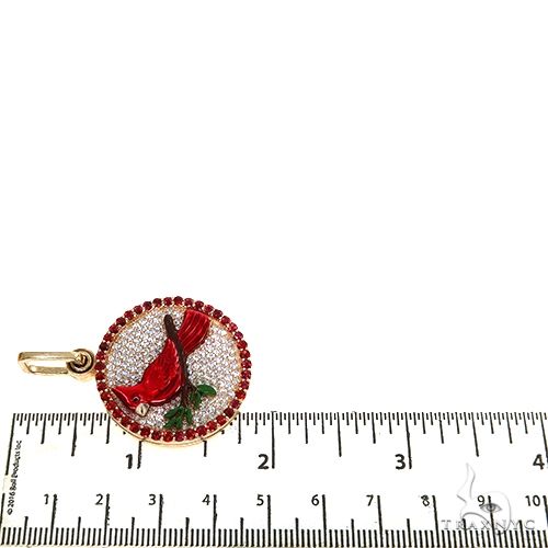 Custom Made Sapphire Diamond Photo Pendant 67770 - Image 7