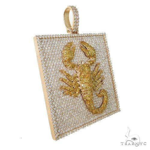 Custom Made Scorpio Diamond Pendant 67673 - Image 2
