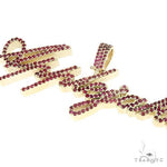 Custom Made Script Style 'AppleJakk' Ruby Pendant 66755 - Image 4