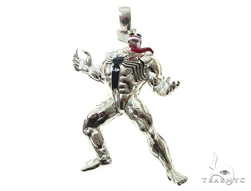 Custom Made Silver Venom Pendant 65789 - Image 1