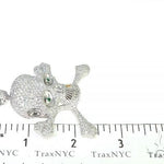 Custom Made Diamond Skull Pendant 66258 - Image 6