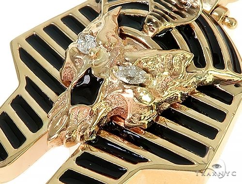 Custom Made Skull Pharaoh Pendant 66303 - Image 5