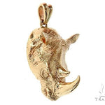Custom Made Small Rhino Pendant 65406 - Image 2