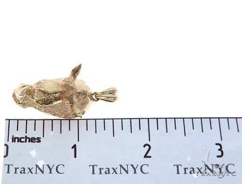 Custom Made Small Rhino Pendant 65406 - Image 7