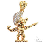 Custom Made Smurf Diamond Pendant 68781 - Image 1