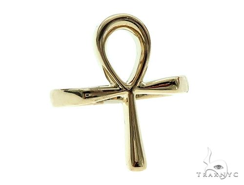 Custom Made Solid Ankh Ring 65774 - Image 1