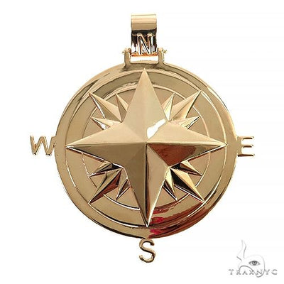 Custom Made Solid Compas Pendant 67980 - Image 1