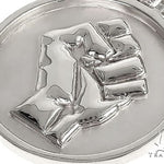 Custom Made Solid Gold People Power BLM Pendant 66579 - Image 4