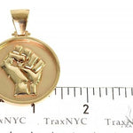Custom Made Solid Gold People Power BLM Pendant 66308 - Image 5