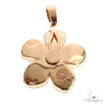 Custom Made Spinning Blooming Flower Co. Logo Diamond Pendant 67807 - Image 4