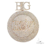 Custom Made Spinning Round Diamond Pendant 66837 - Image 1