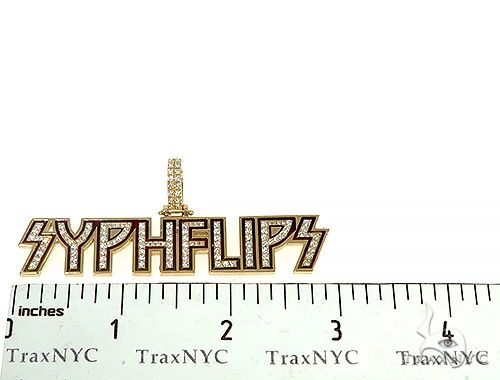 Custom Made 'Syphflips' Diamond Pendant 66137 - Image 6