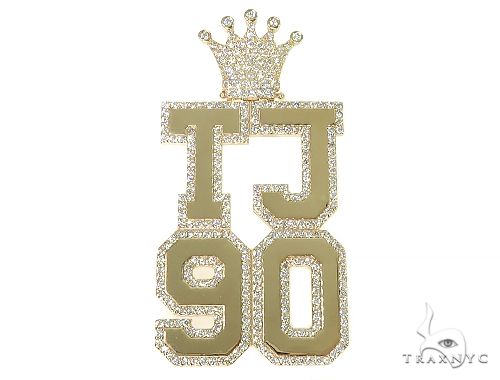 Custom Made TJ90 Diamond Crown Pendant 66311 - Image 1