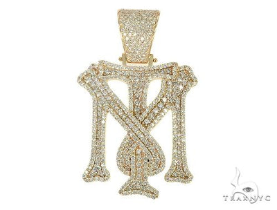Custom Made 'TM' Large Diamond Pendant 66084 - Image 1