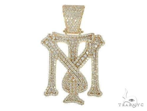 Custom Made 'TM' Large Diamond Pendant 66084 - Image 1