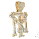Custom Made 'TM' Large Diamond Pendant 66084 - Image 2