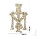Custom Made 'TM' Large Diamond Pendant 66084 - Image 6