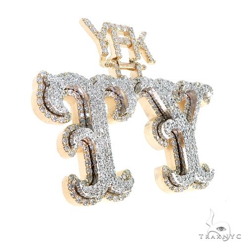 Custom Made 'TY' Diamond Pendant 66765 - Image 2