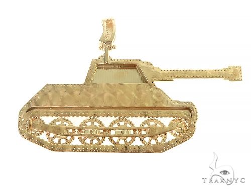 Custom Made Tank Diamond Pendant 66320 - Image 3