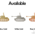 Custom Made Tank Diamond Pendant 66320 - Image 6