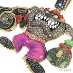 Custom Made Tasmanian Devil Diamond Pendant 66387 - Image 4