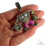 Custom Made Tasmanian Devil Diamond Pendant 66387 - Image 9