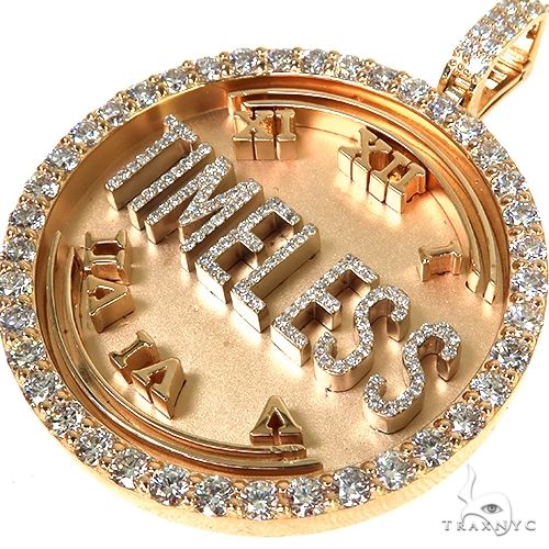 Custom Made Timeless Diamond Pendant 67936 - Image 3