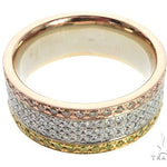 Custom Made Tri Color Diamond Eternity Band 63458 - Image 5