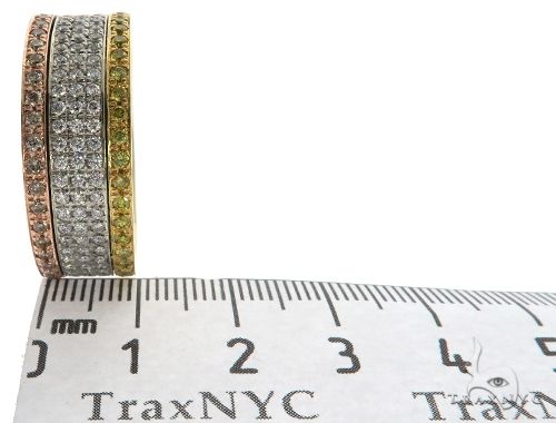 Custom Made Tri Color Diamond Eternity Band 63458 - Image 7