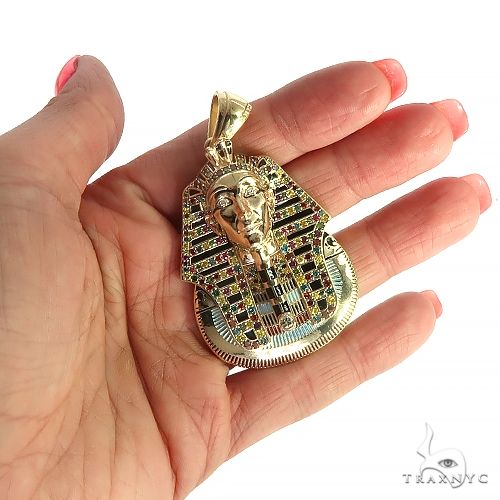 Custom Made Tutankhamun Rainbow Colors Diamond 66385 - Image 7