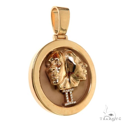 Custom Made Two Face Gemini Pendant 67510 - Image 2