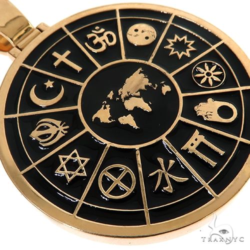 Custom Made Two Face Gemini Pendant 67510 - Image 5