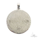 Custom Made Two Tone Diamond Letter Pendant 66539 - Image 3