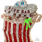 Custom Made Two Tone Scum Bag Diamond Pendant 67588 - Image 3