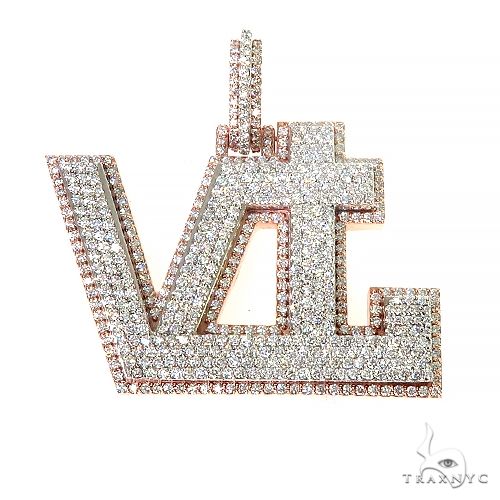Custom Made 'VTL' Diamond Pendant 66985 - Image 1