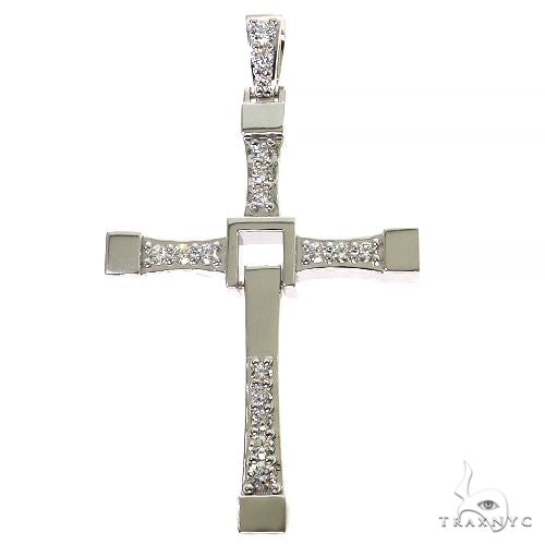 Custom Made VVS Diamond Cross 68489 - Image 1