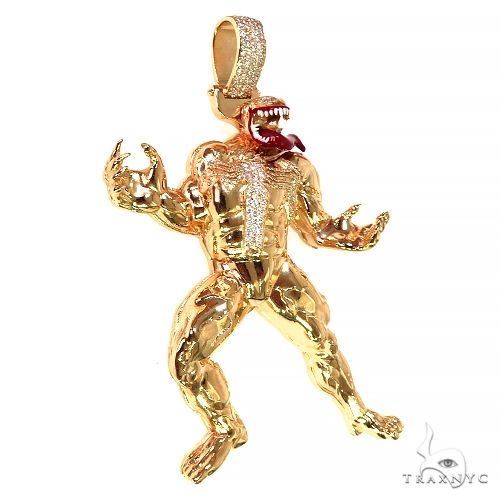 Custom Made Venom Diamond Pendant 68198 - Image 2