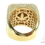 Custom Made Weed Leaf Pinky Ring 65988 - Image 6