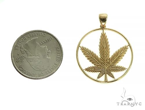 Custom Made Weed Pendant 66236 - Image 4
