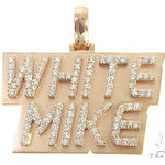 Custom Made White Mike Diamond Pendant 65960 - Image 1