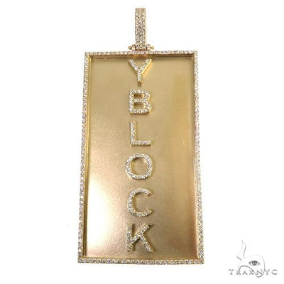 Custom Made YBLOCK Diamond Pendant 67789 - Image 1