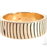 Custom Micro-Pave Diamond Fingerprints Rings Set 64097 - Image 6